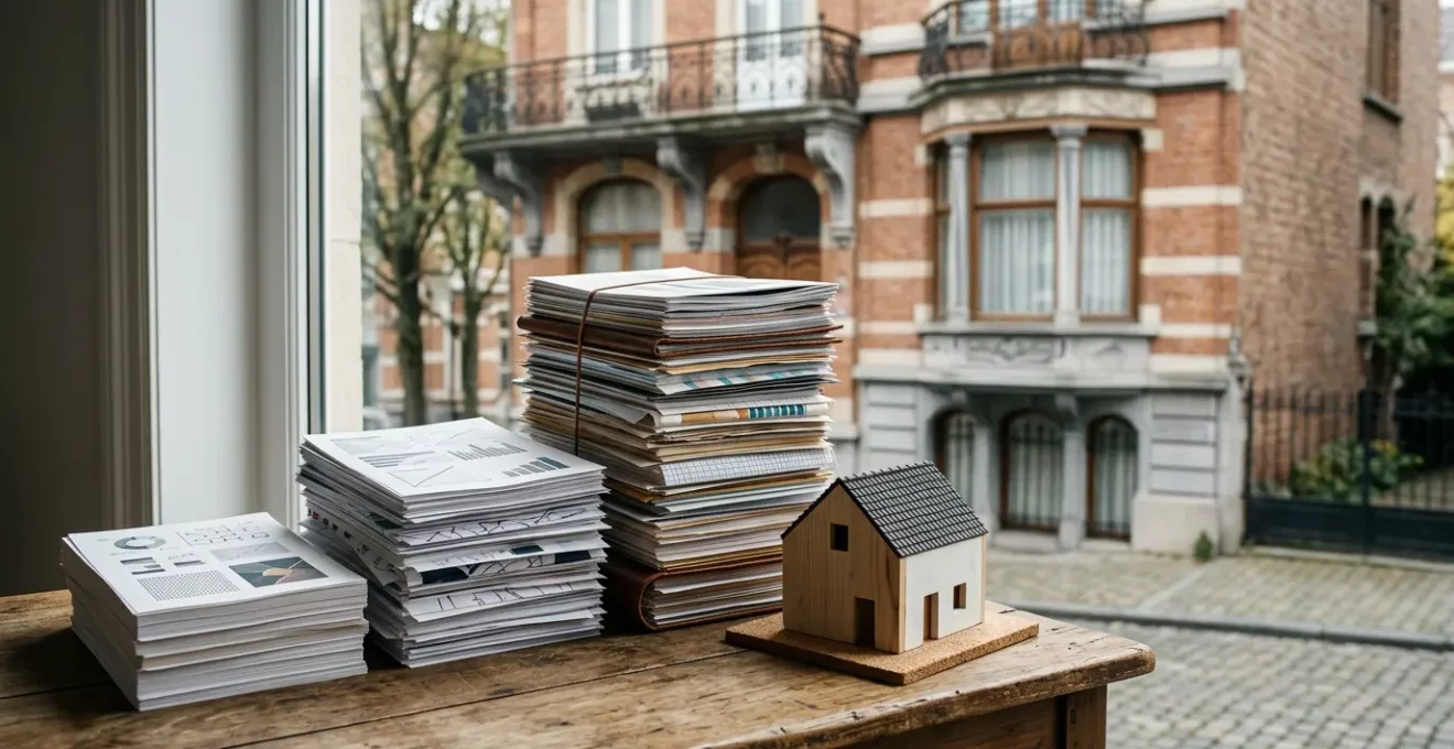 Concept du coût total d'un crédit hypothécaire illustré par des éléments financiers concrets en contexte belge