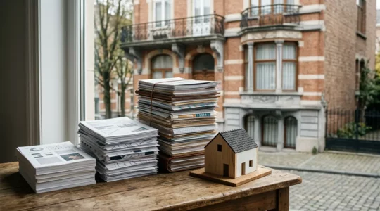 Concept du coût total d'un crédit hypothécaire illustré par des éléments financiers concrets en contexte belge