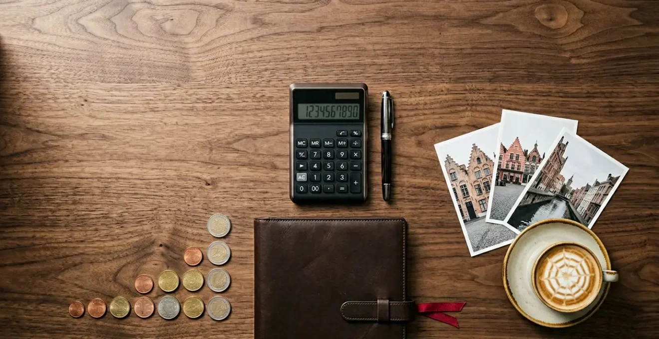 Scène professionnelle évoquant la planification financière et l'optimisation fiscale en Belgique